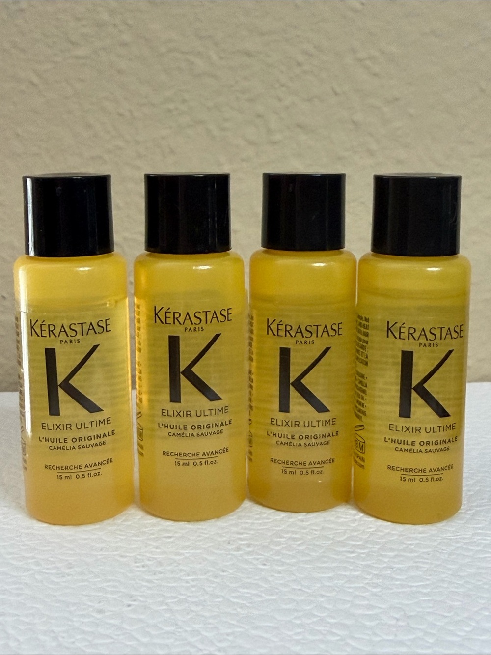 Kerastase Elixir LHuile Ultime Hair Oil 4x15ml NWOB